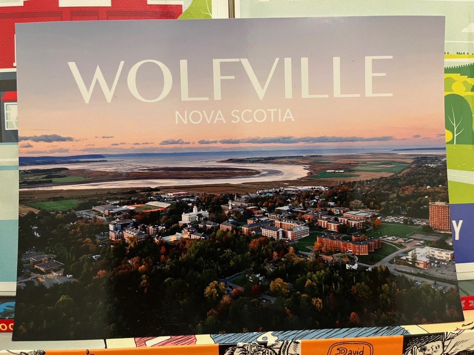 Postcard of Wolfville NS