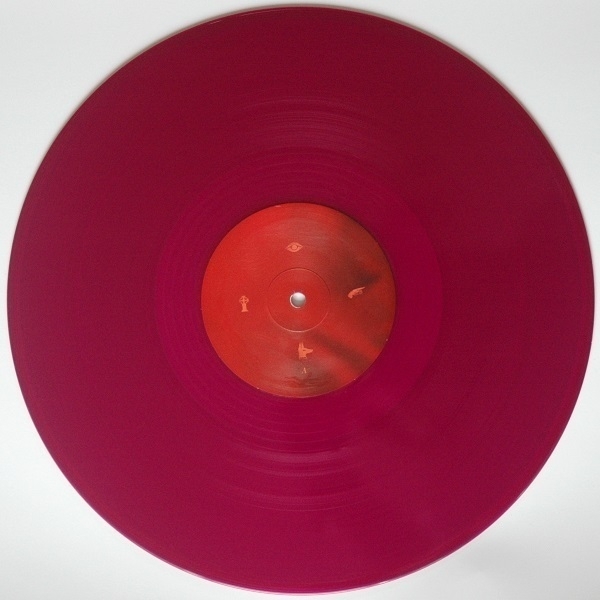 The 'oxblood' variant of the album 'I Killed Your Dog' by L'Rain