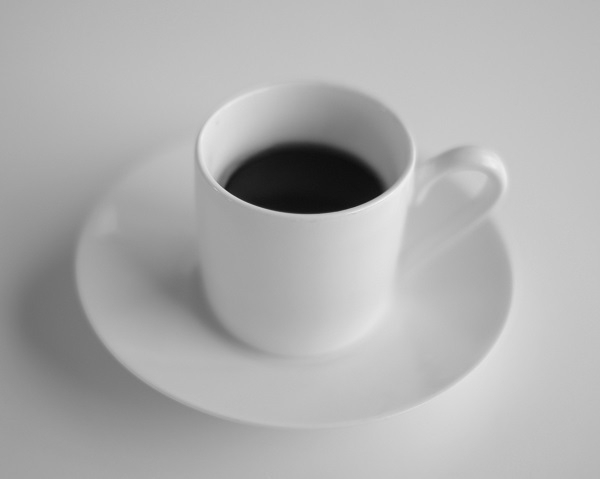 A cup of decaffeinated espresso.