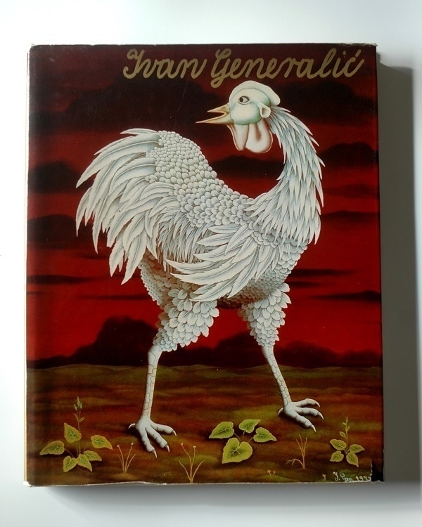 The cover of a '70s art-book about the Croatian painter Ivan Generalić