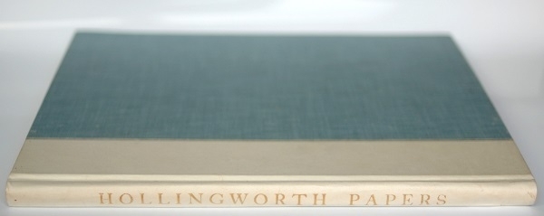 A sample volume, ca. 1920s, of paper made by Hollingworth & Co.
