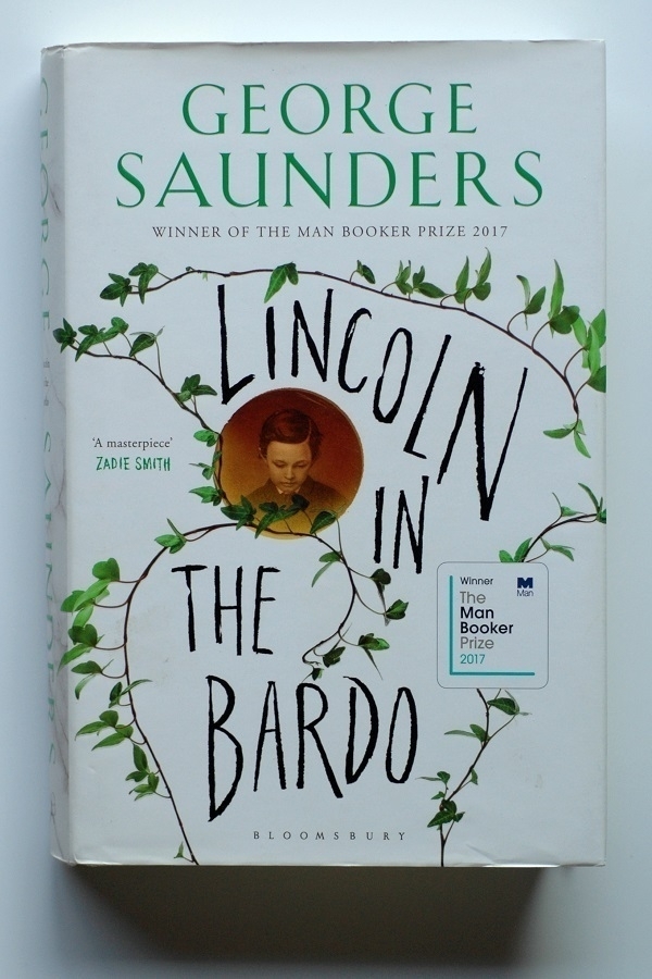 A UK hardback copy of George Saunders' novel 'Lincoln in the Bardo'.