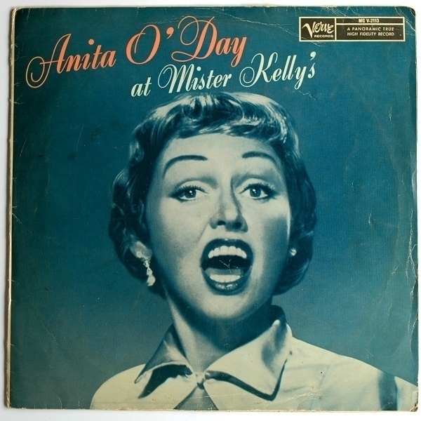 The sleeve of 'Anita O'Day at Mister Kelly's' (1959).