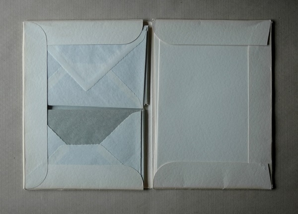 Another opened folder of vintage German-made writing paper and envelopes.