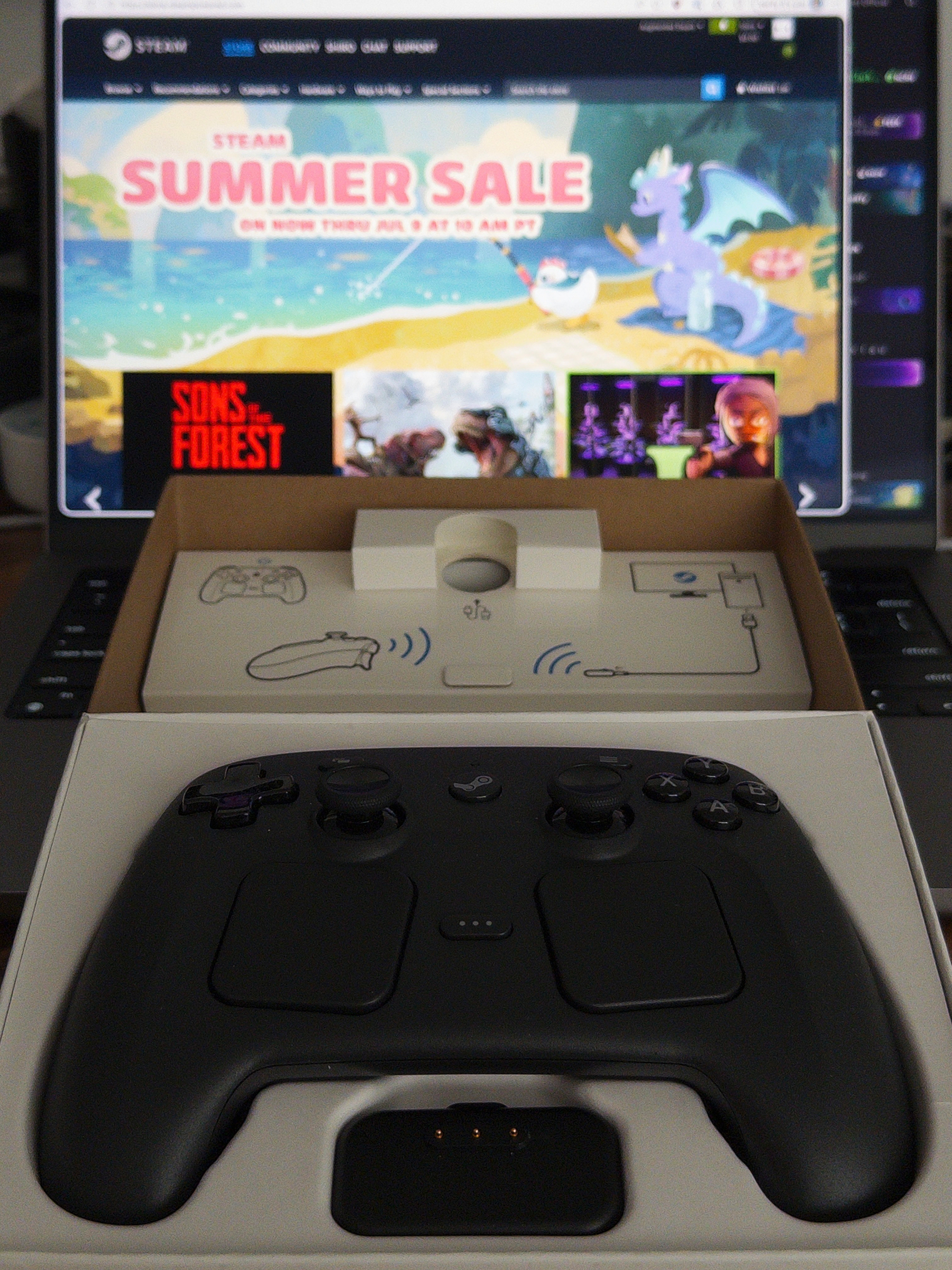 Today was a very fitting day for my Steam Controller to arrive!