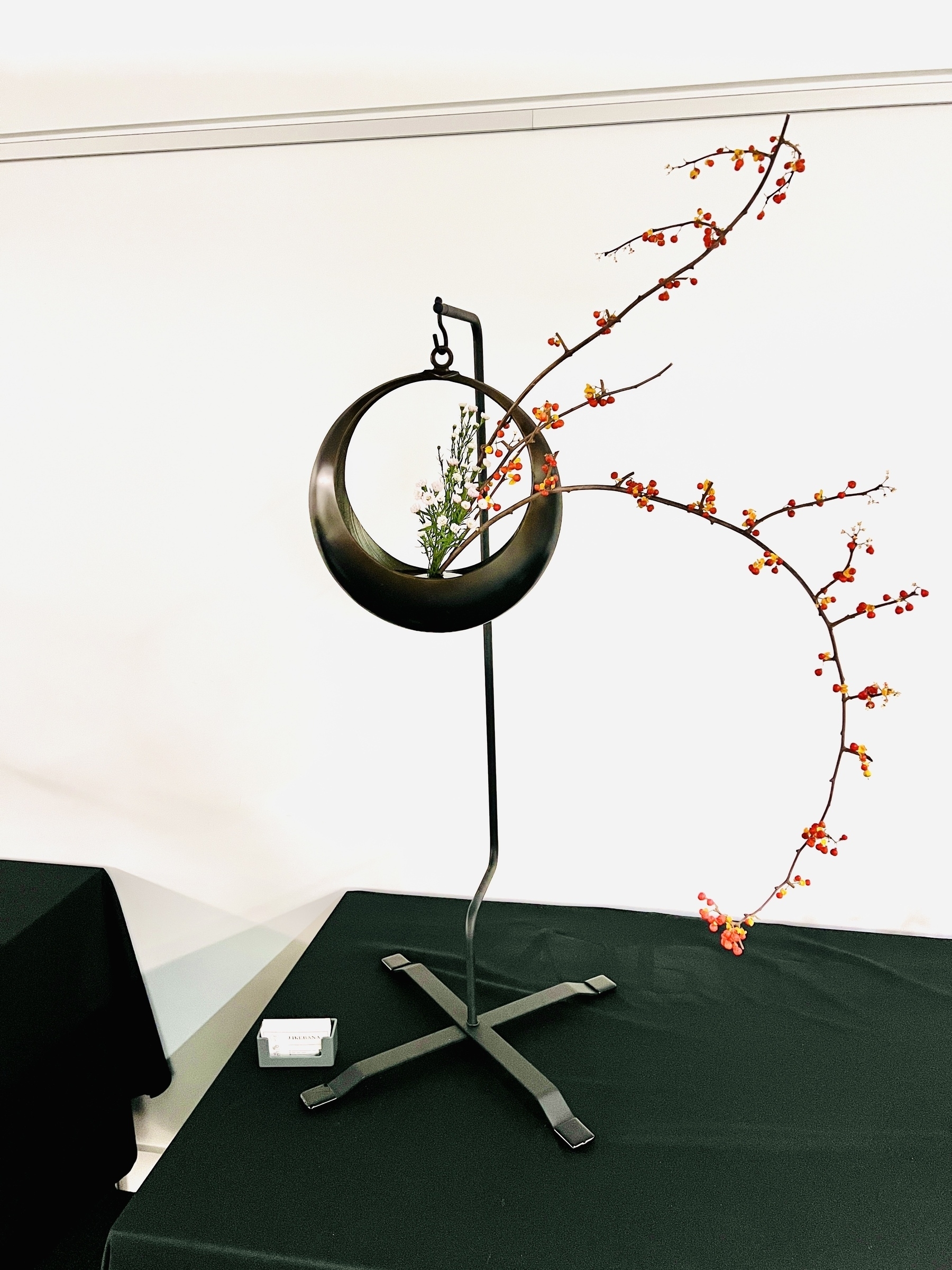 An amazing hanging flower arrangement