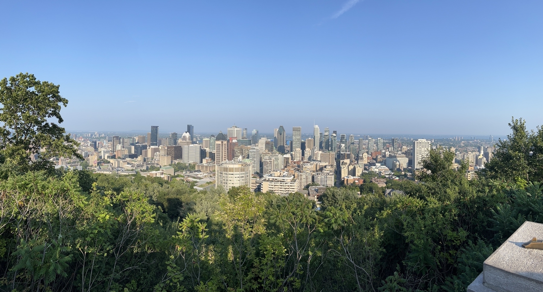 Pano of the city from Mount Royal