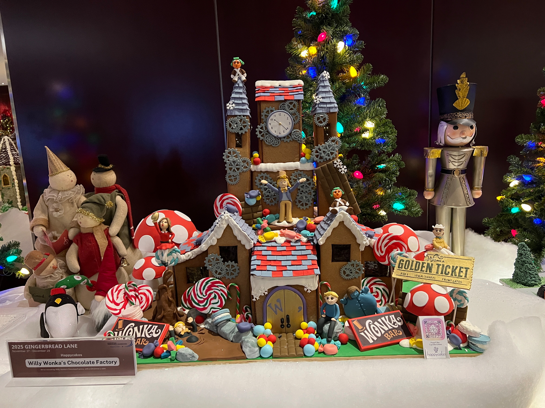 Willy Wonka Gingerbread House