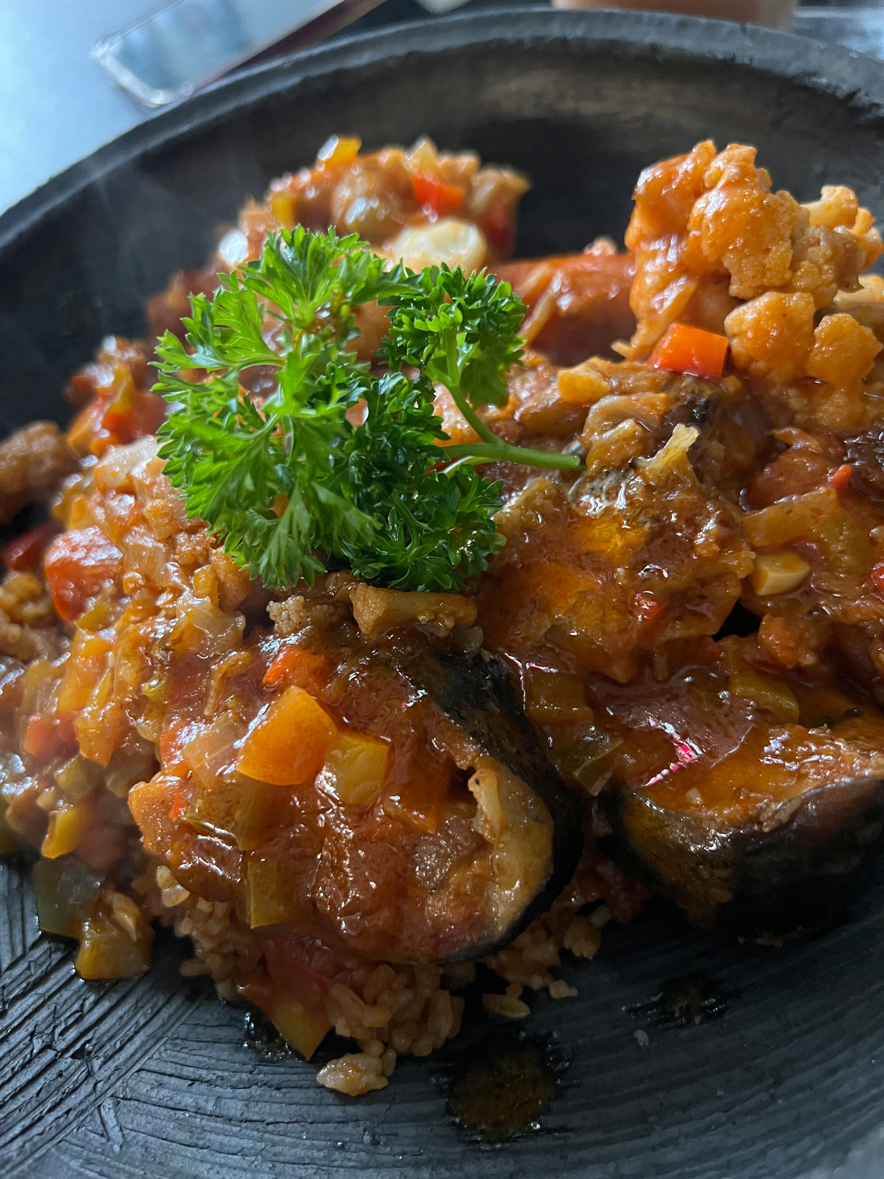 Jollof rice with fish