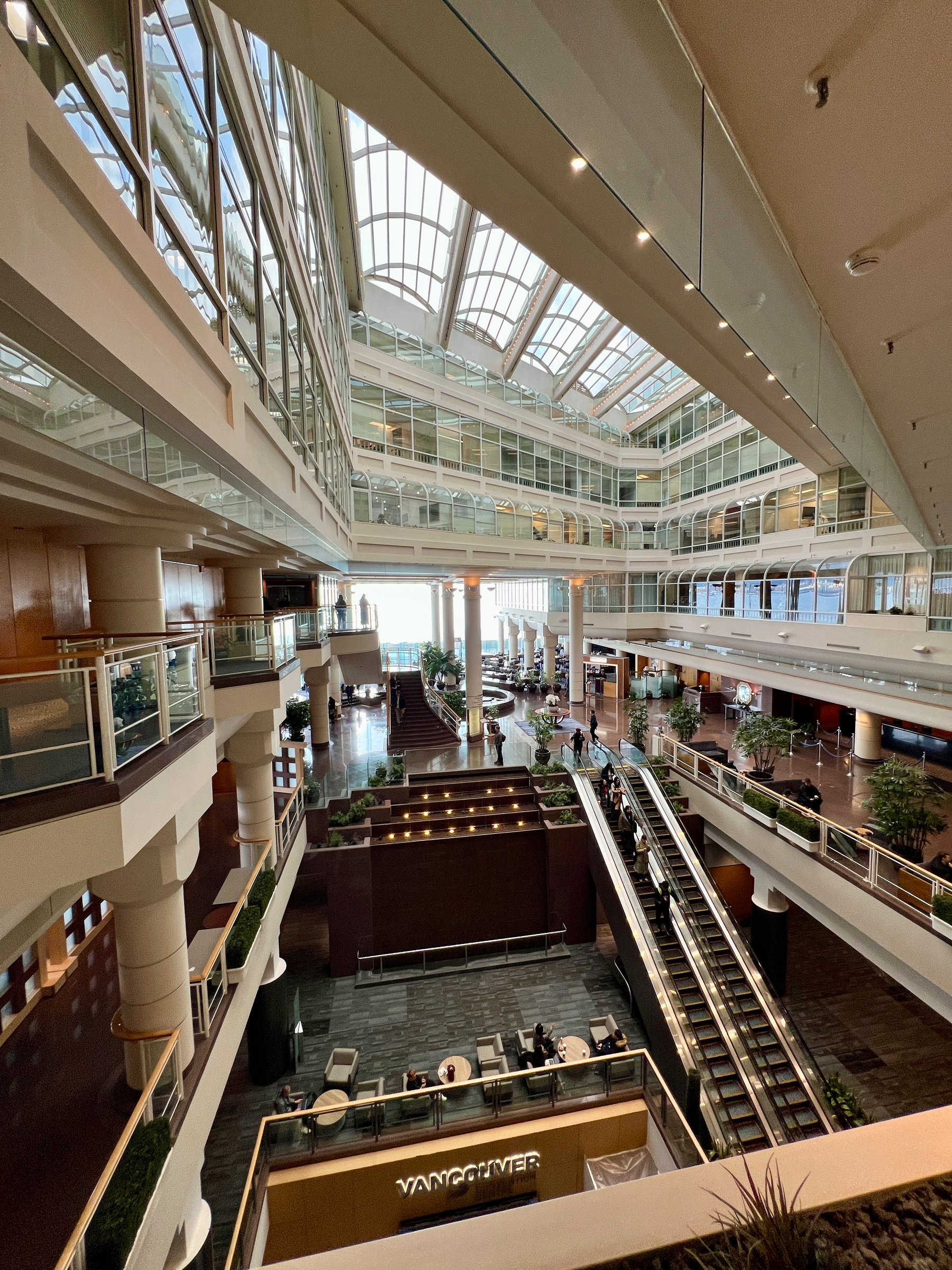 Inside the Pan Pacific Hotel