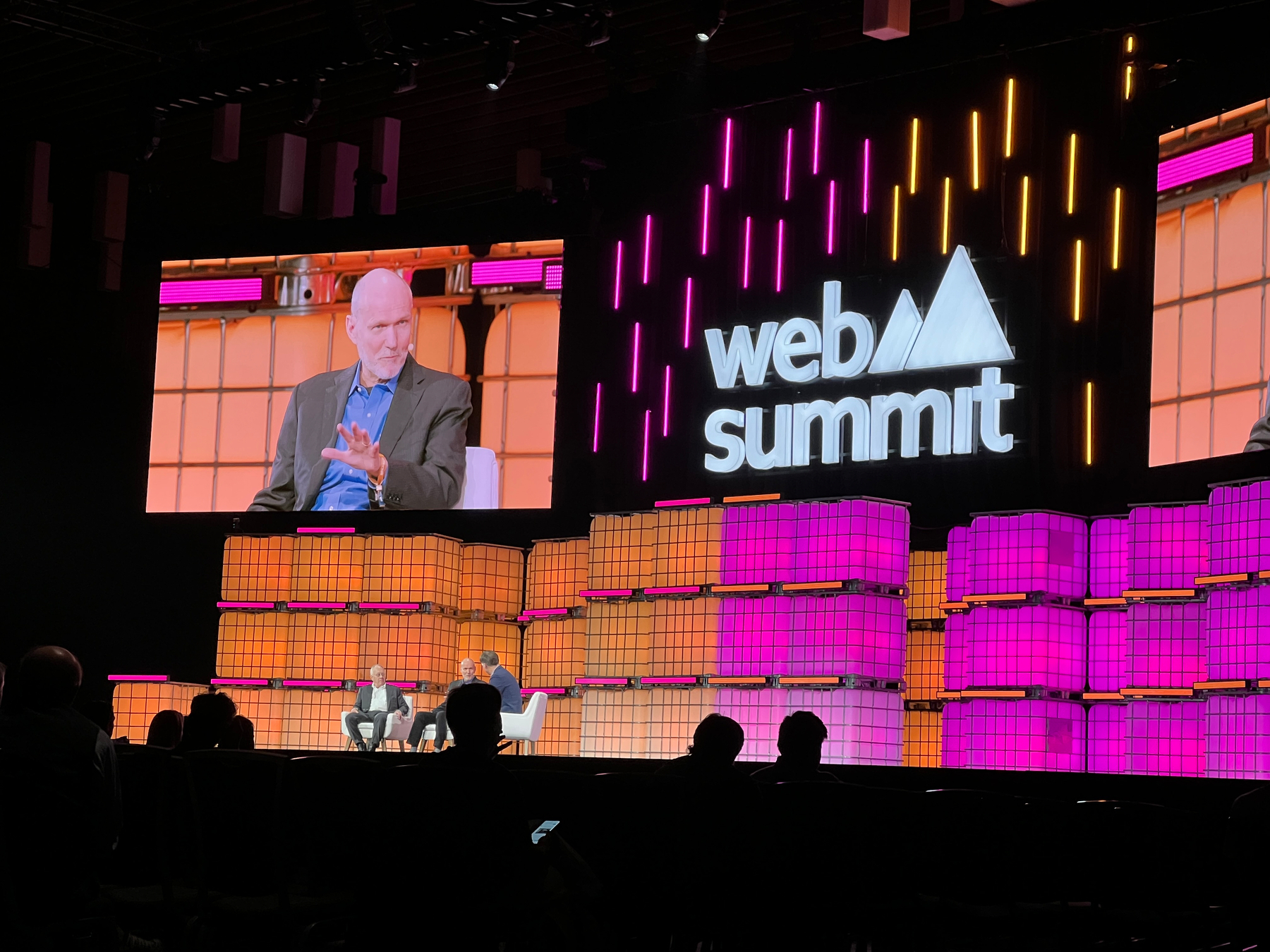 Stephen Walt on the WebSummit stage
