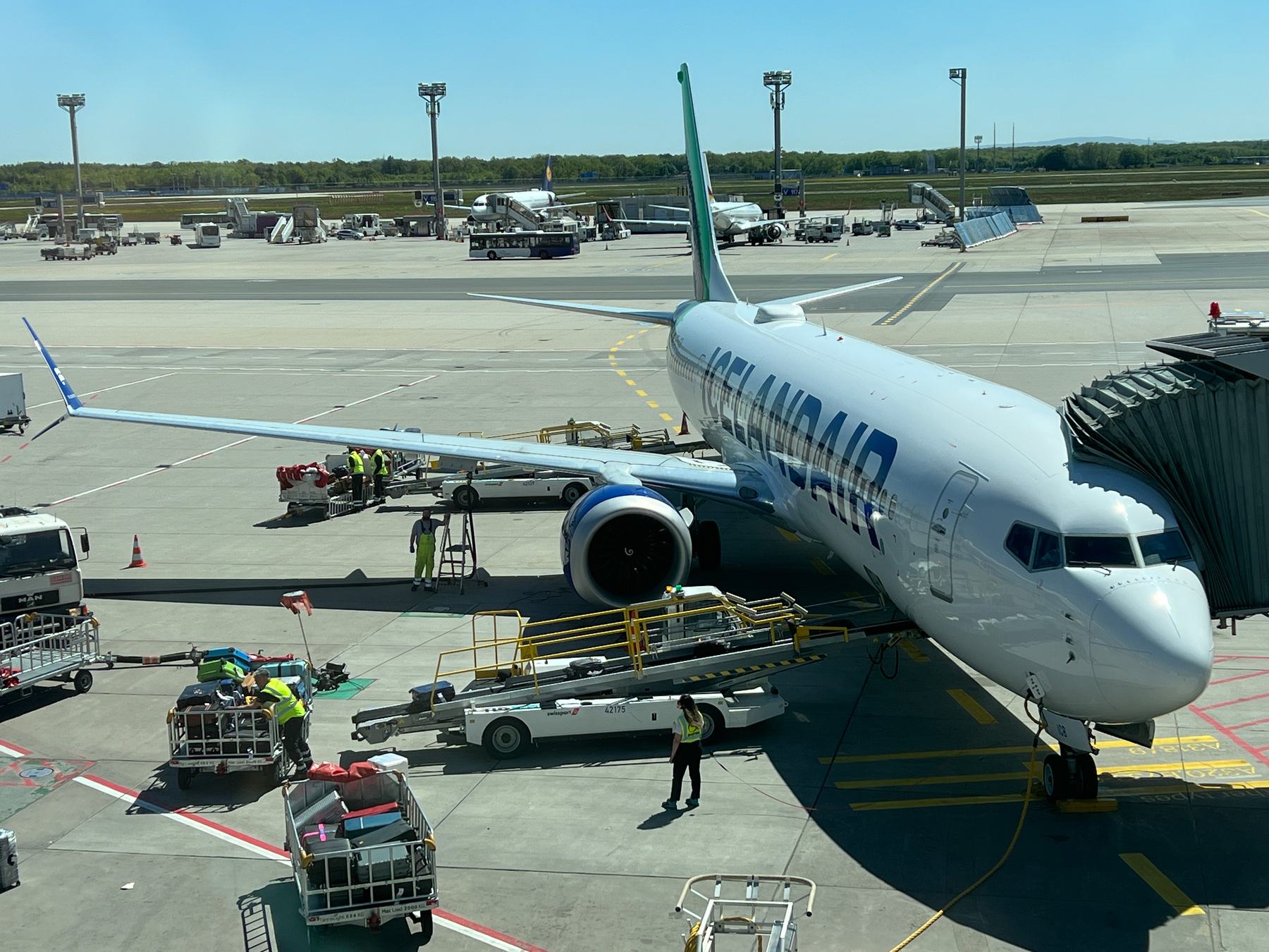 An Iceland Air airplane