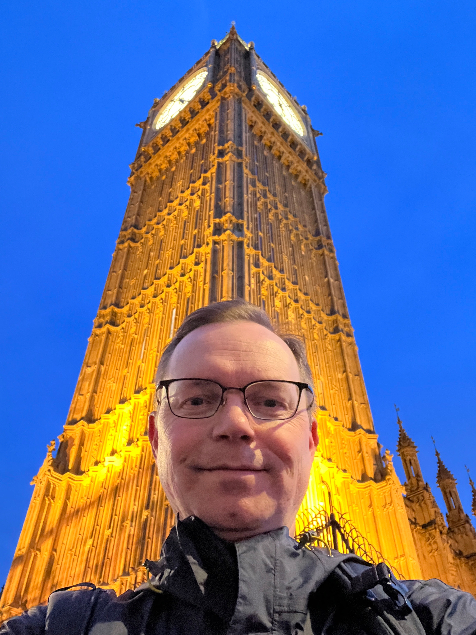 Chad Selfie at the foot of Big Ben
