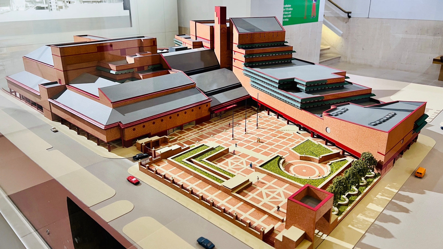Diorama of the British Library