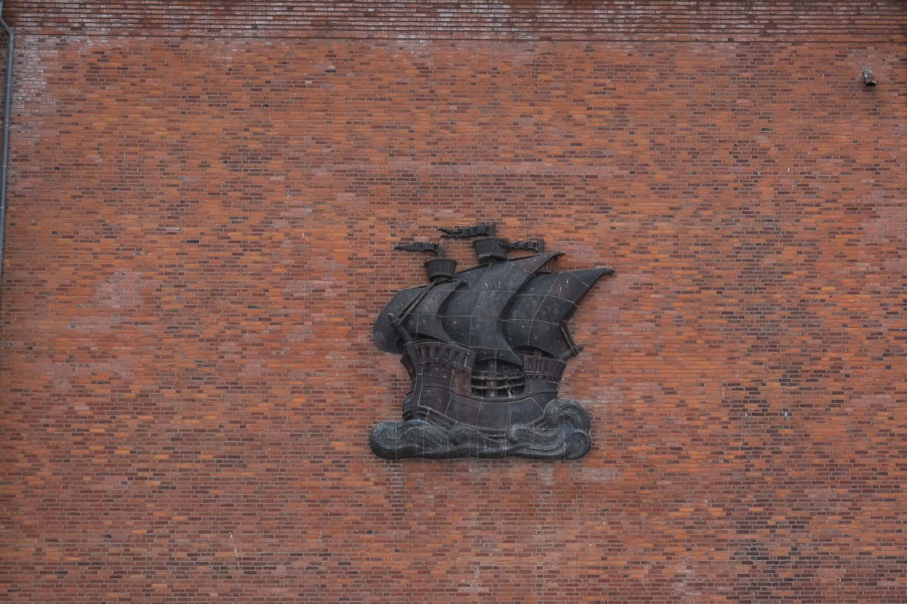 A wall by the docks in Stralsund