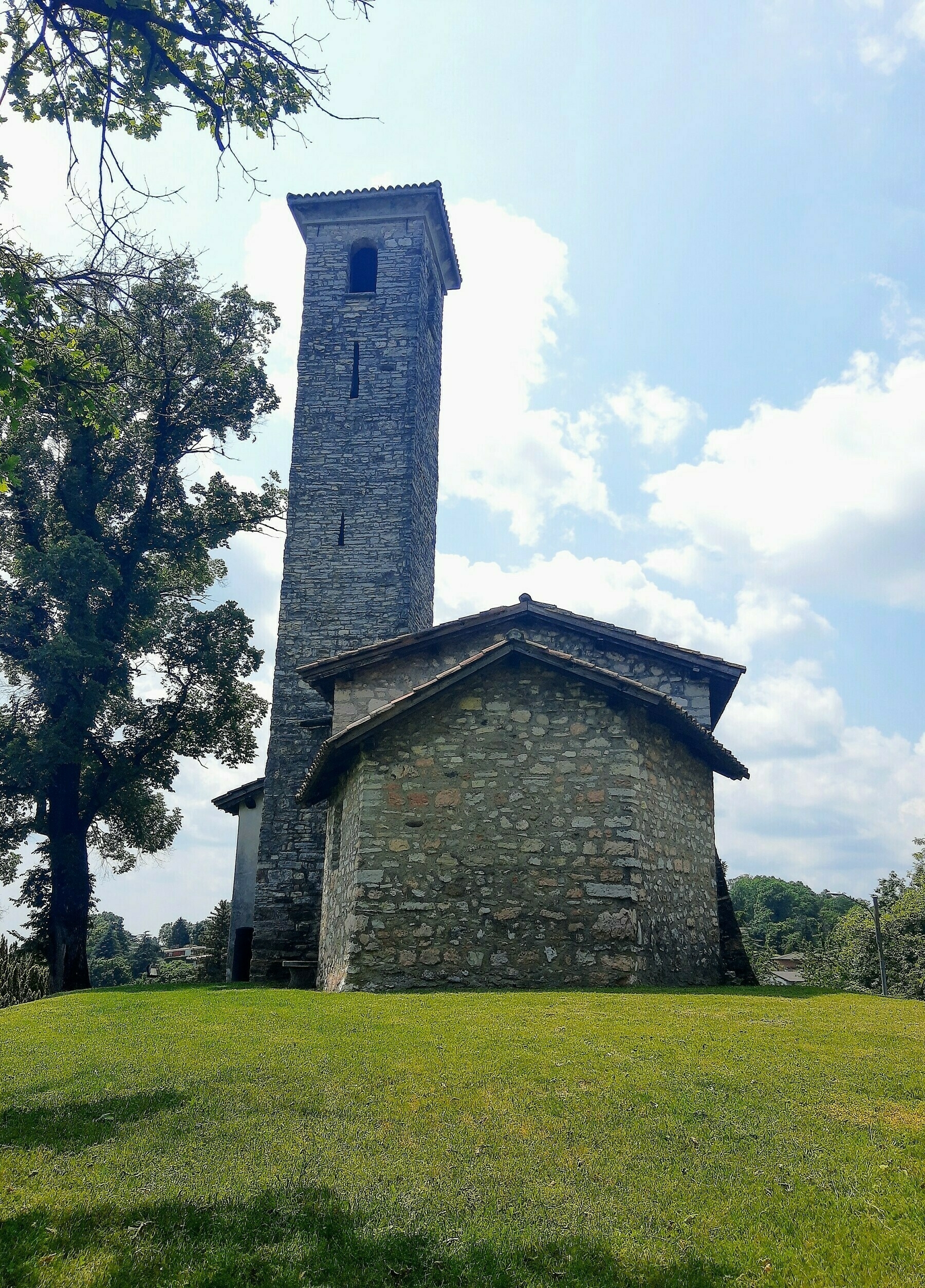Old church on a hill