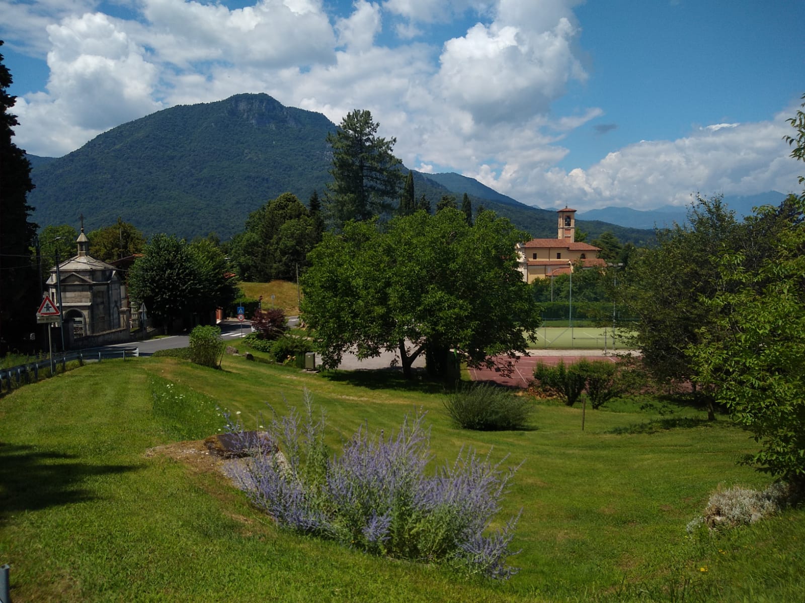 A panoramic photo of Masciago Primo, Italy