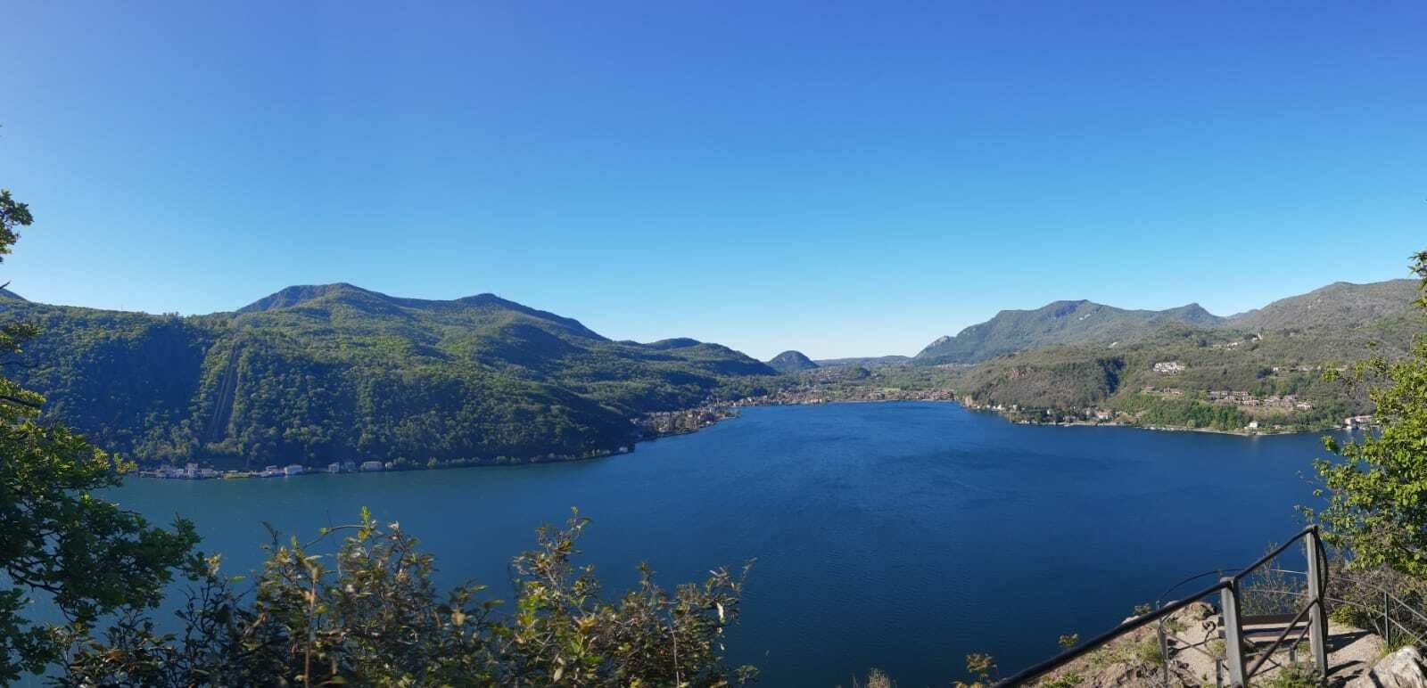 panorama sul Lago Ceresio