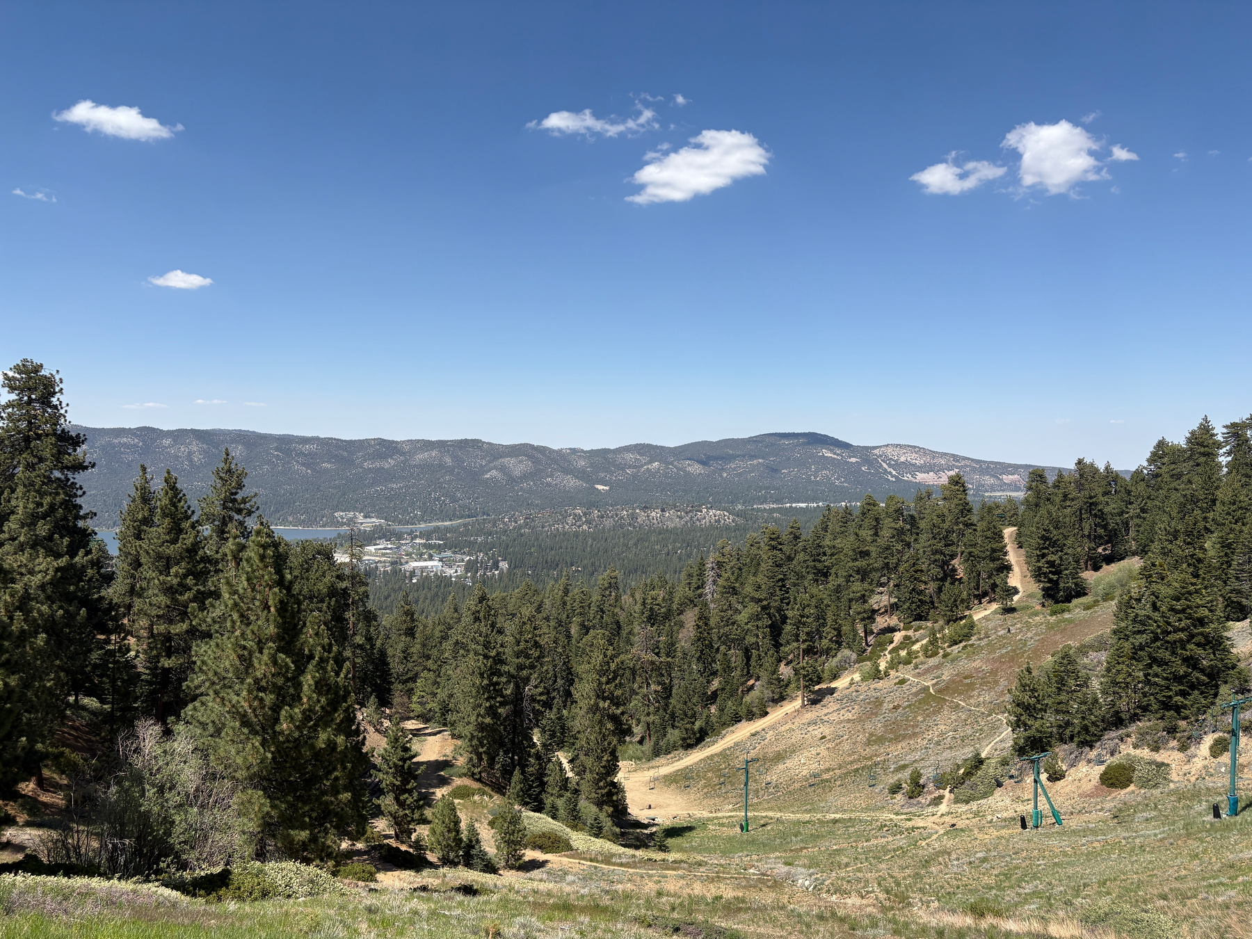 A view of the Big Bear valley.