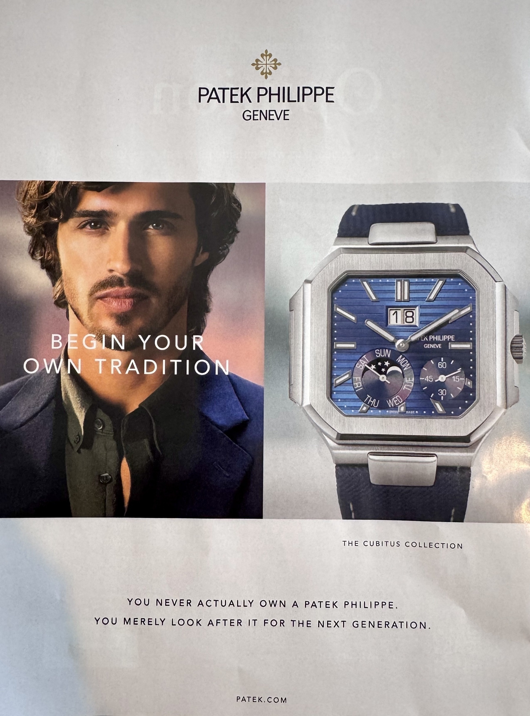 Patek Philippe advertisement 