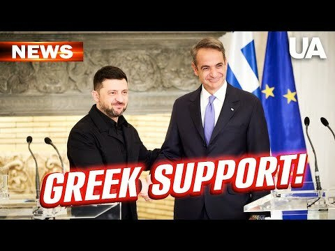 ZELENSKYY IN GREECE: Deals on GAS and AIR DEFENSE! "Rubikon" drone depot BURNS!
