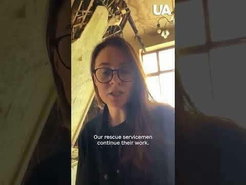 🔴RUSSIA ATTACKED THE GOVERNMENT BUILDING OF UKRAINE! Footage from the place of the IMPACT#shorts