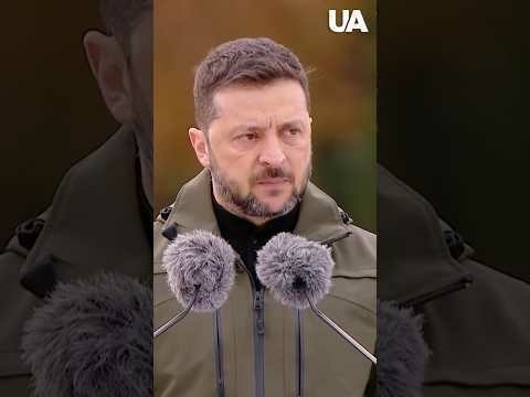 Emotional speech by Zelenskyy – Ukraine exists and will remain on this land! #shorts