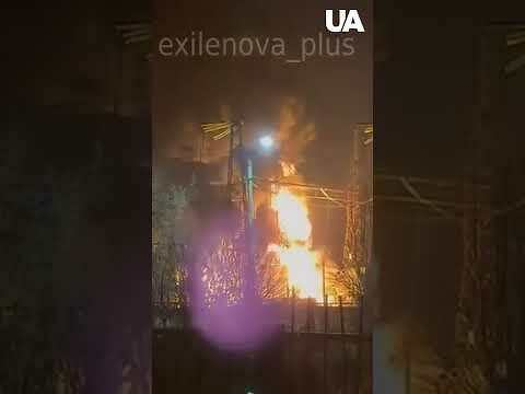 A blow to Russia's energy sector: Volgograd, Ryazan, Saratov – fire! 🔥 #shorts