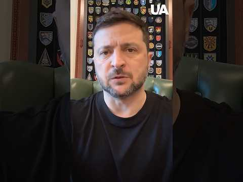⚡ We are striking Russia with drone responses for what it does, — Zelenskyy #shorts