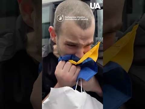 Ukrainians return home from captivity: moving moments #shorts