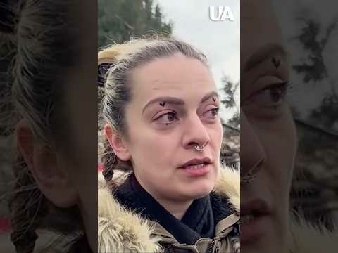 Lviv resident saw Russia’s hit on her house with her own eyes #shorts