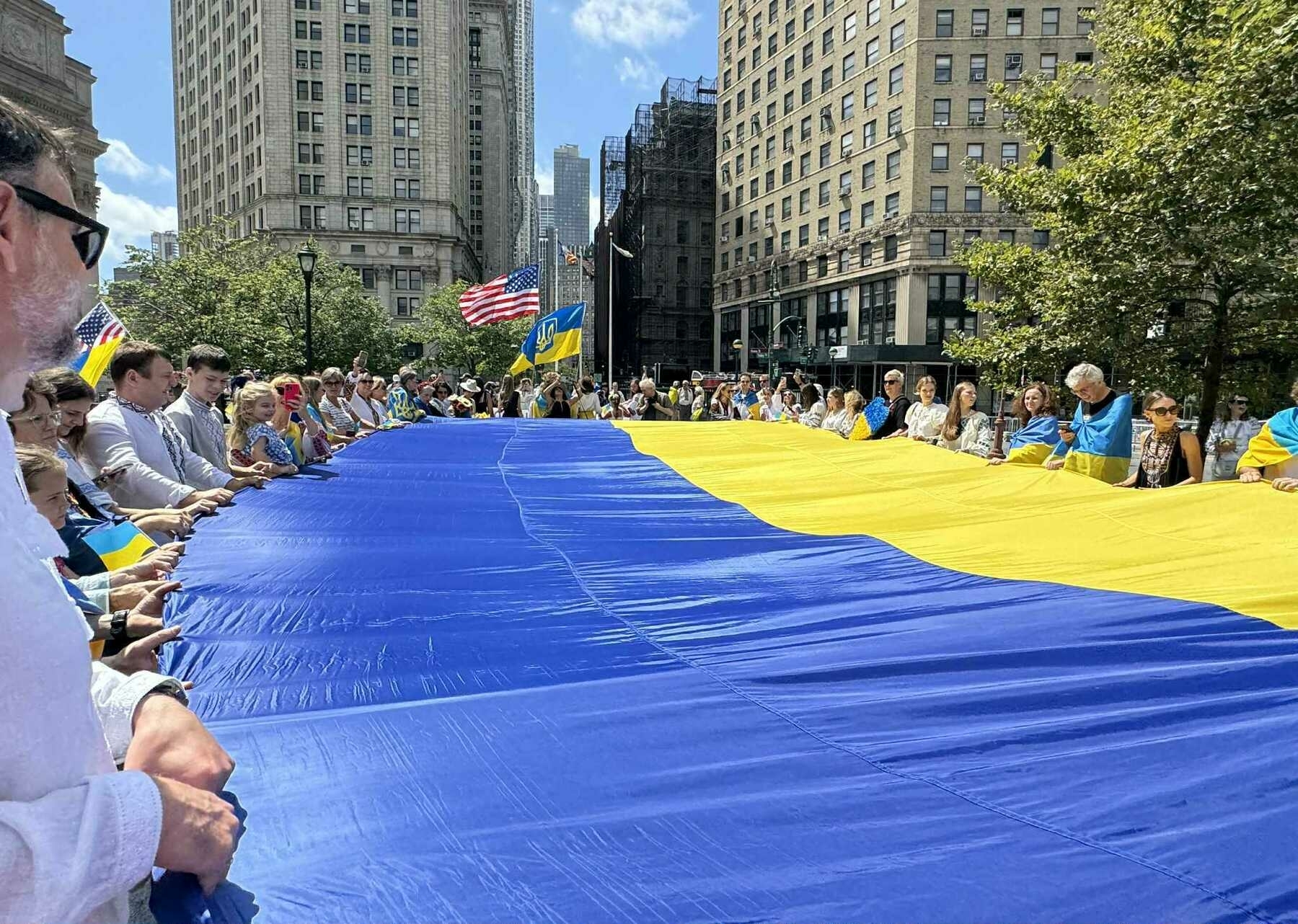Pro-Ukrainian rally in New-York