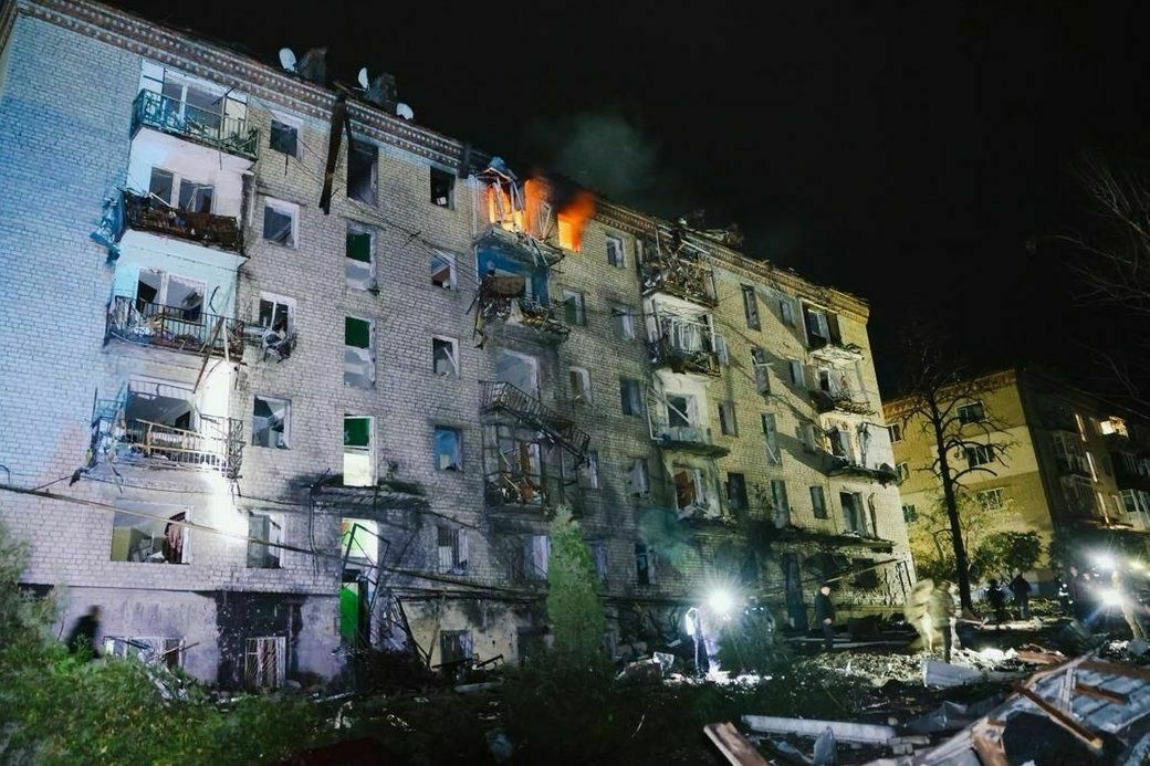 Russian missile strike kills 1, injures 10 in Kharkiv Oblast