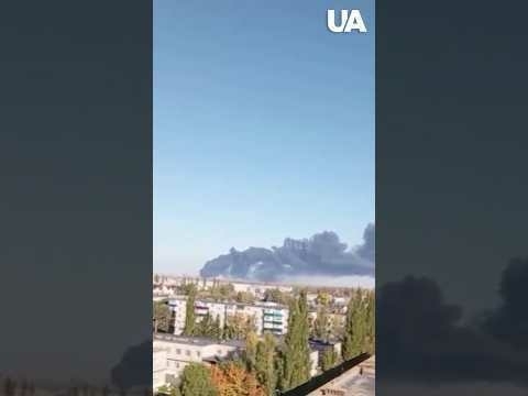 Ukrainian drones strike Gazprom: massive explosions in Bashkiria! #shorts