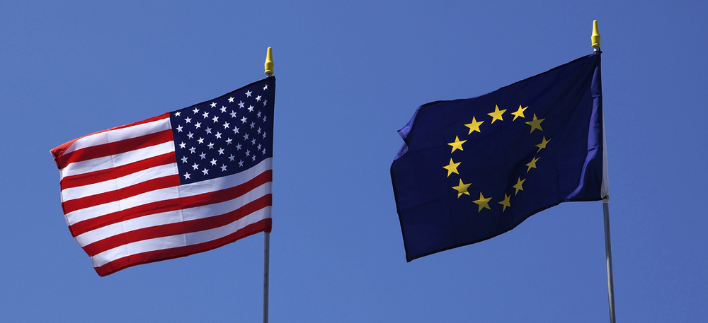 EU and US flags / Photo: US embassy in Ukraine
