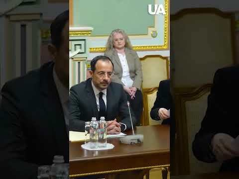FOR THE FIRST TIME! President of Cyprus Nicos Christodoulides VISITED KYIV #shorts