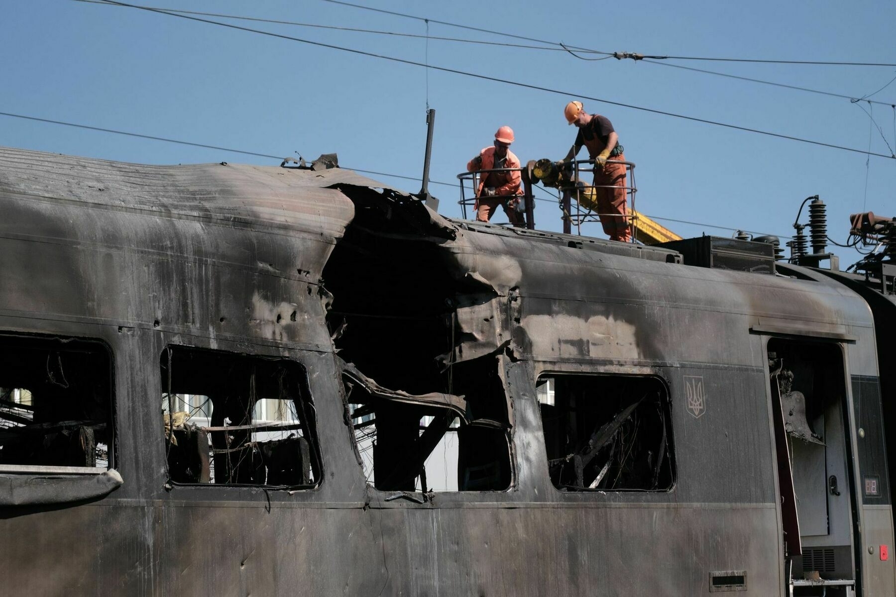 Russia has pounded Ukraine's rail infrastructure 300 times since August, official says