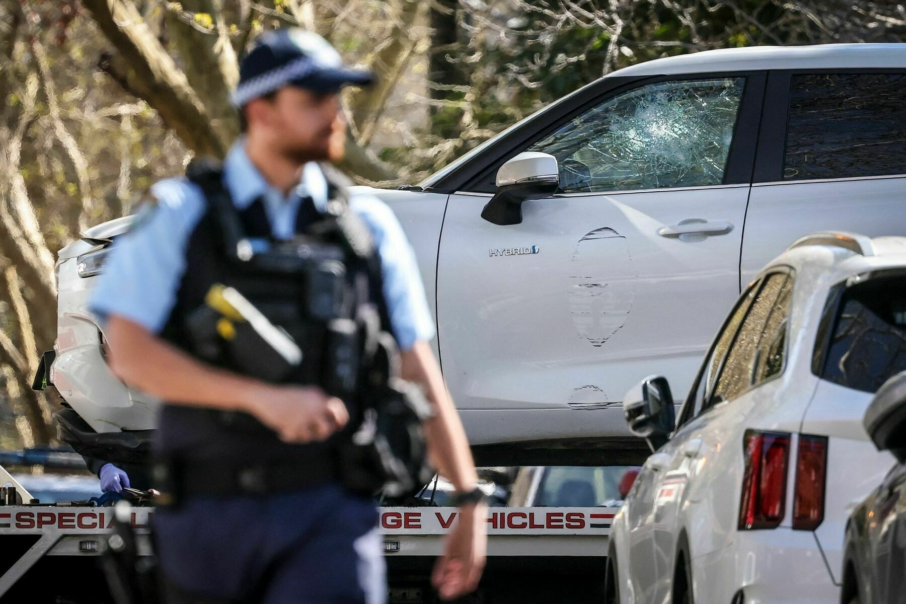 Man detained after ramming car into Russia's consulate in Sydney