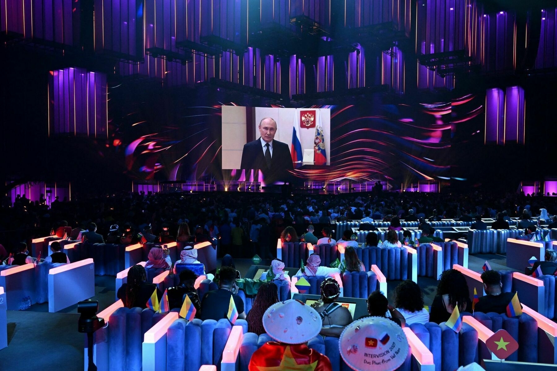 By reviving Soviet-era music contest, Russia flaunts its defiance of Western isolation