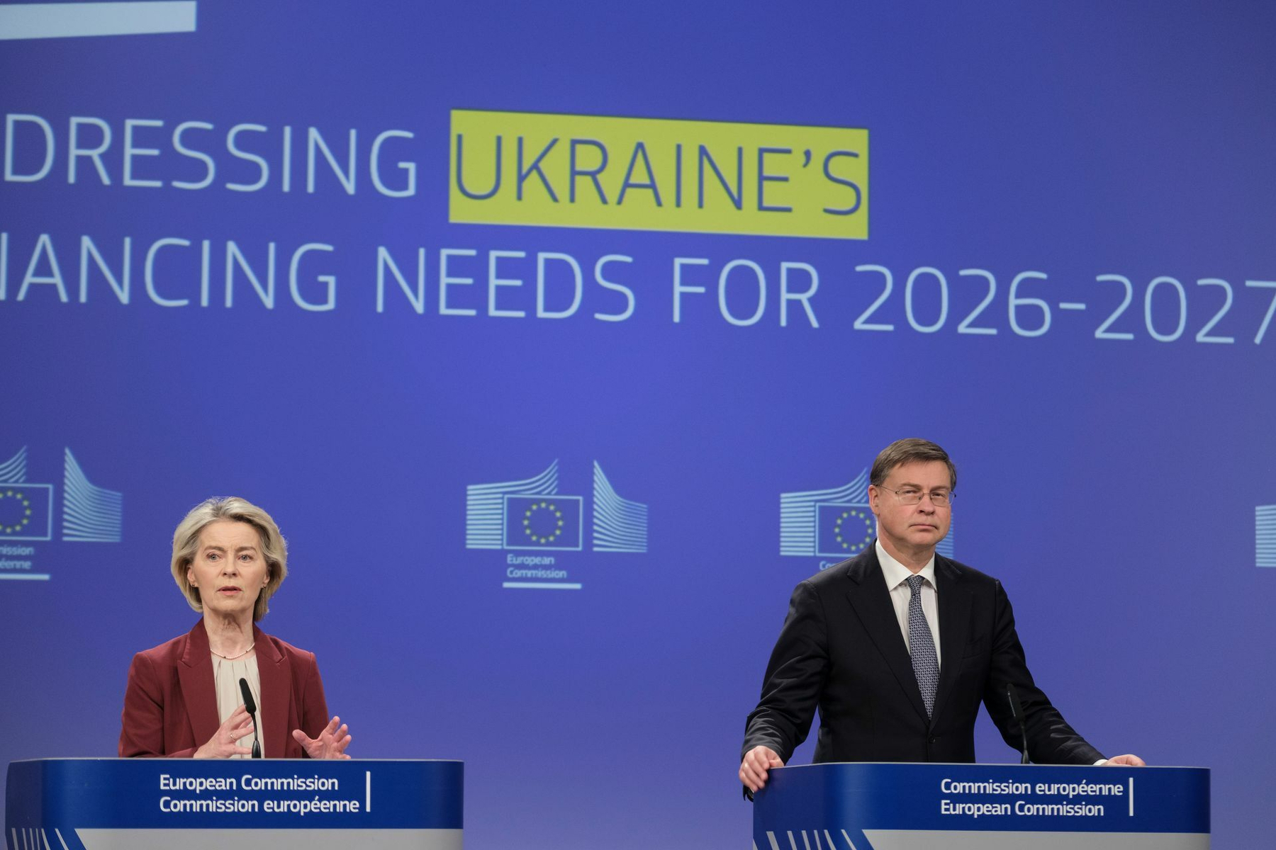 Seven EU leaders voice support for loan to Ukraine backed by Russian assets