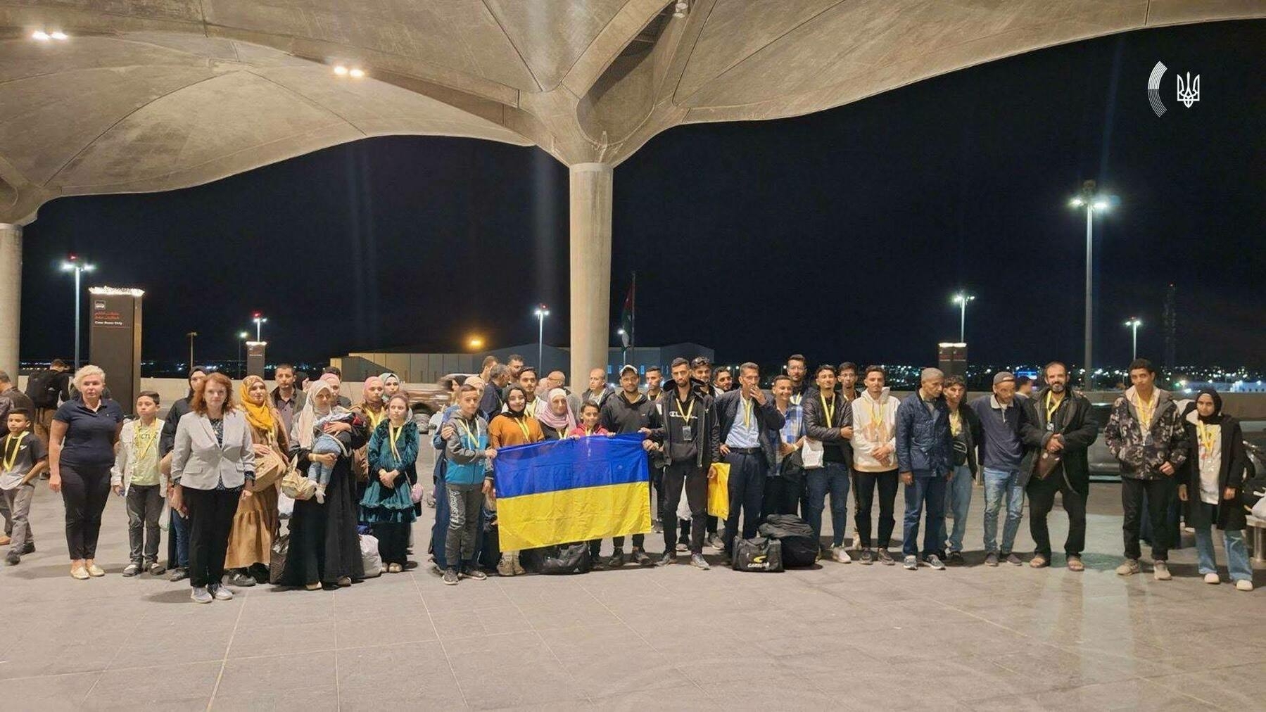 Ukraine evacuates 57 people from Gaza, ministry says