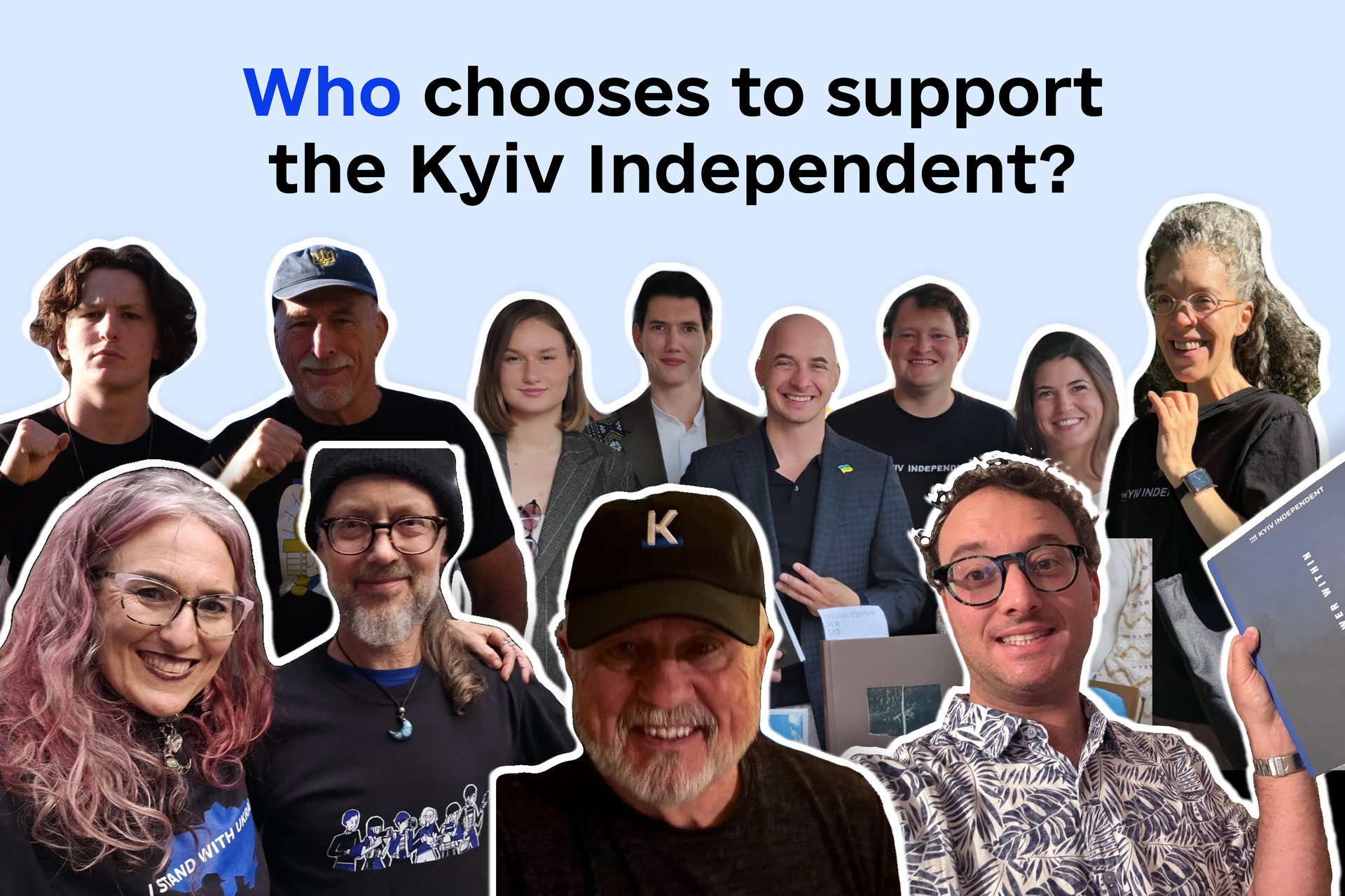 Who are the people funding the Kyiv Independent?