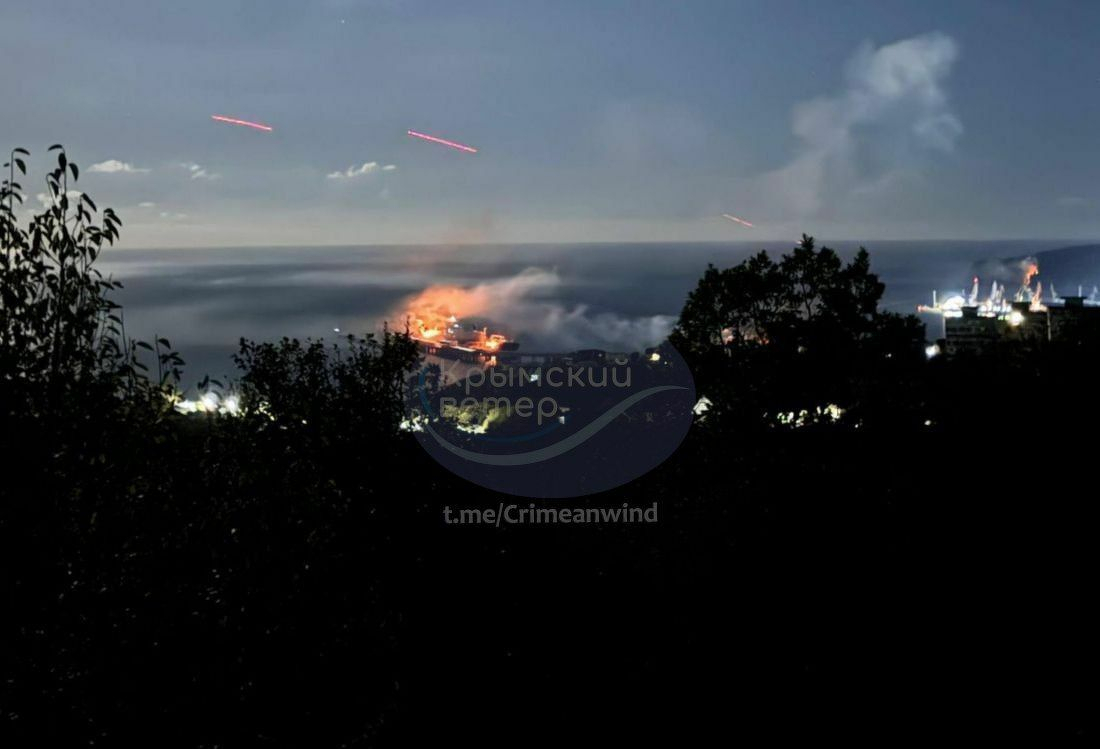 Ukrainian drones strike oil terminal, tanker in Russia's Krasnodar Krai