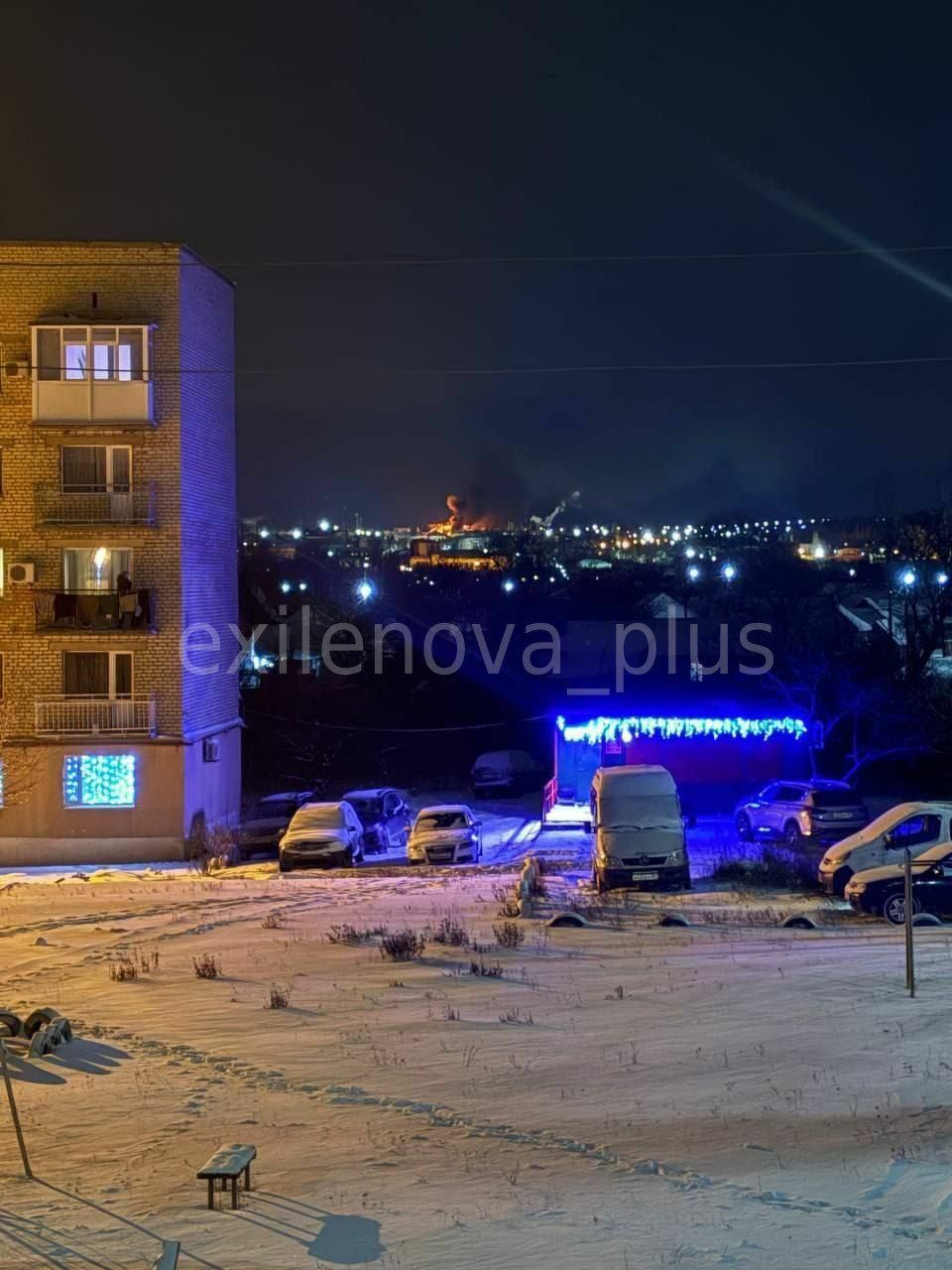 Ukraine's military reportedly strikes Russian-occupied oil depot in Luhansk Oblast