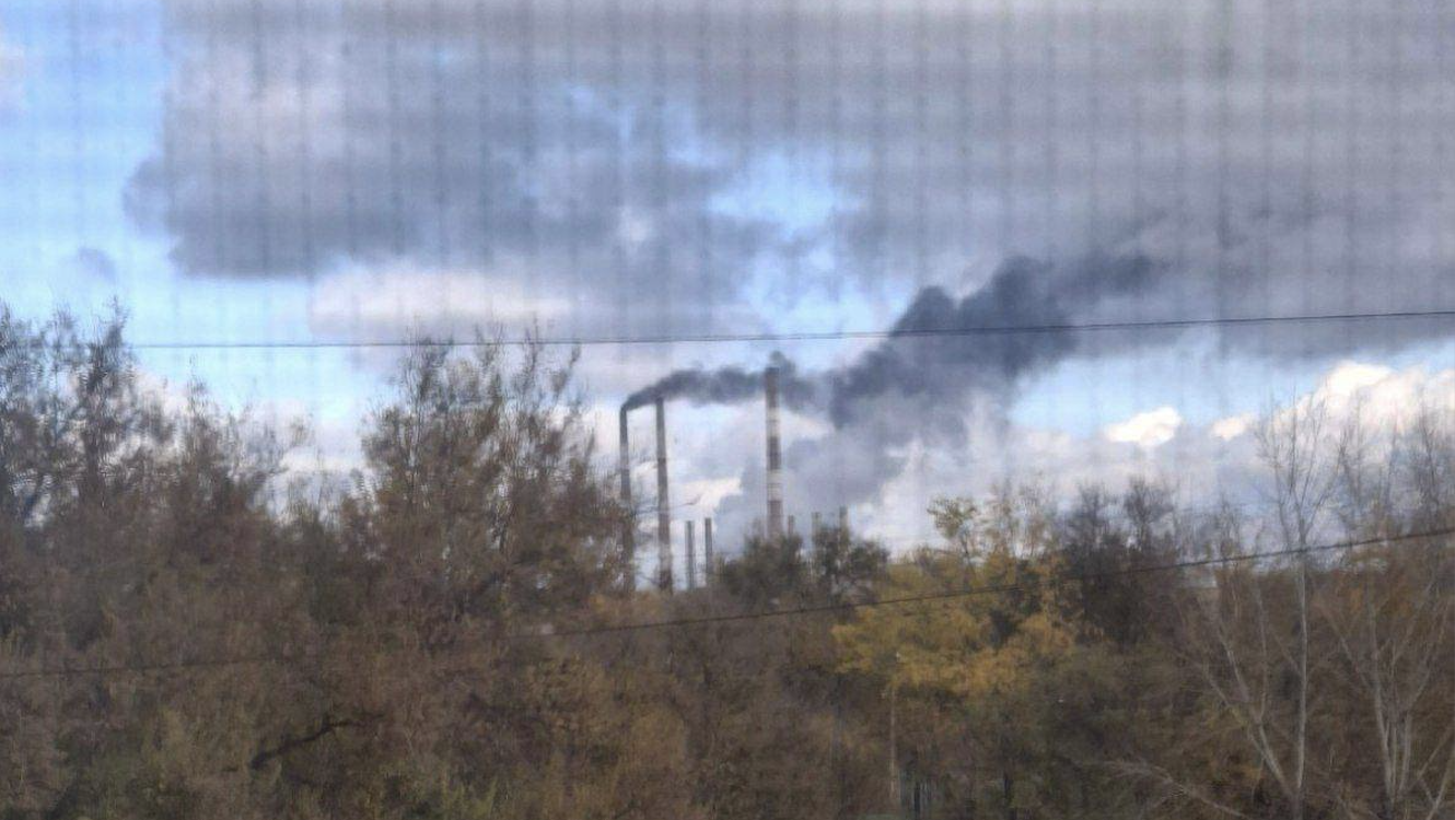 Thermal power plant on fire in Russian-occupied Luhansk Oblast, widespread power outage reported