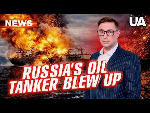 Tanker nearly split in half! Russian gas carrier explodes in Mediterranean | AFU burns Russian oil
