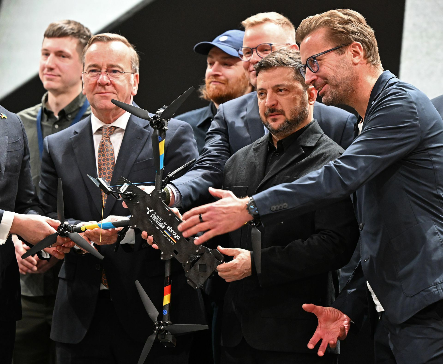 'Modern Ukrainian technology, battle-tested' — Zelensky unveils 1st drone produced by German-Ukrainian joint venture