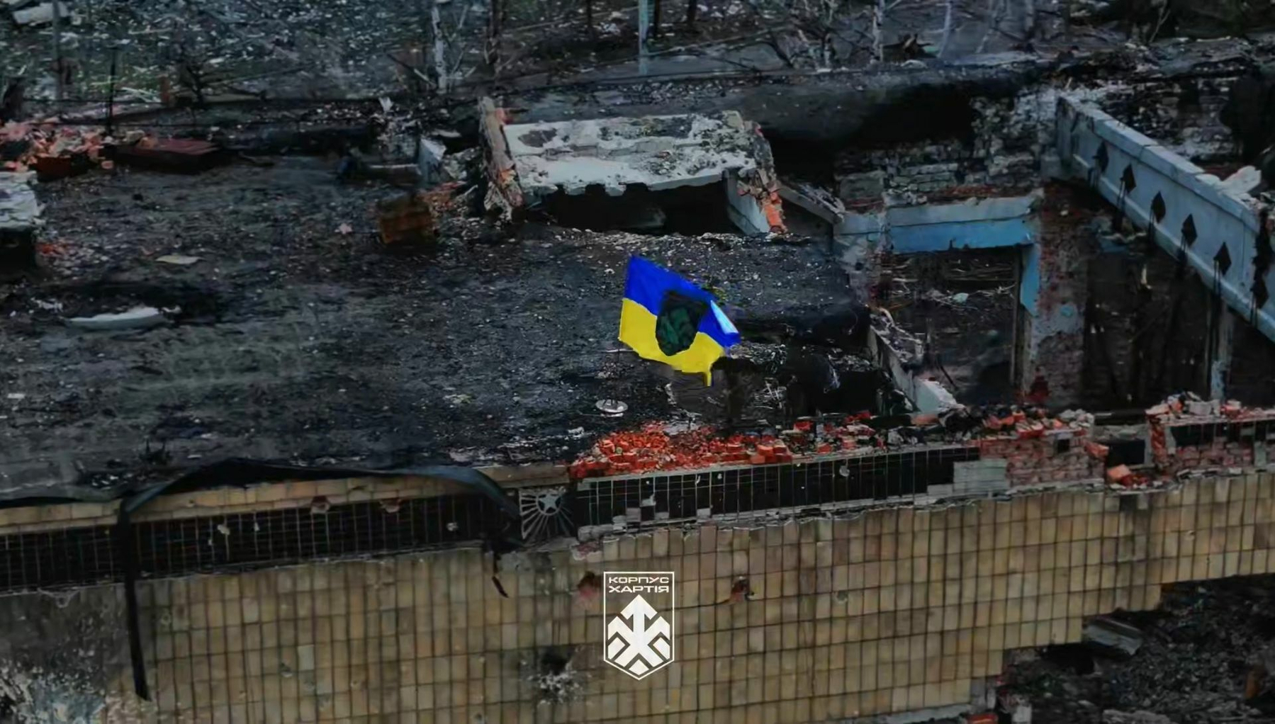 Ukraine war latest: Khartiia Brigade raises flag over Kupiansk city council building, releases video