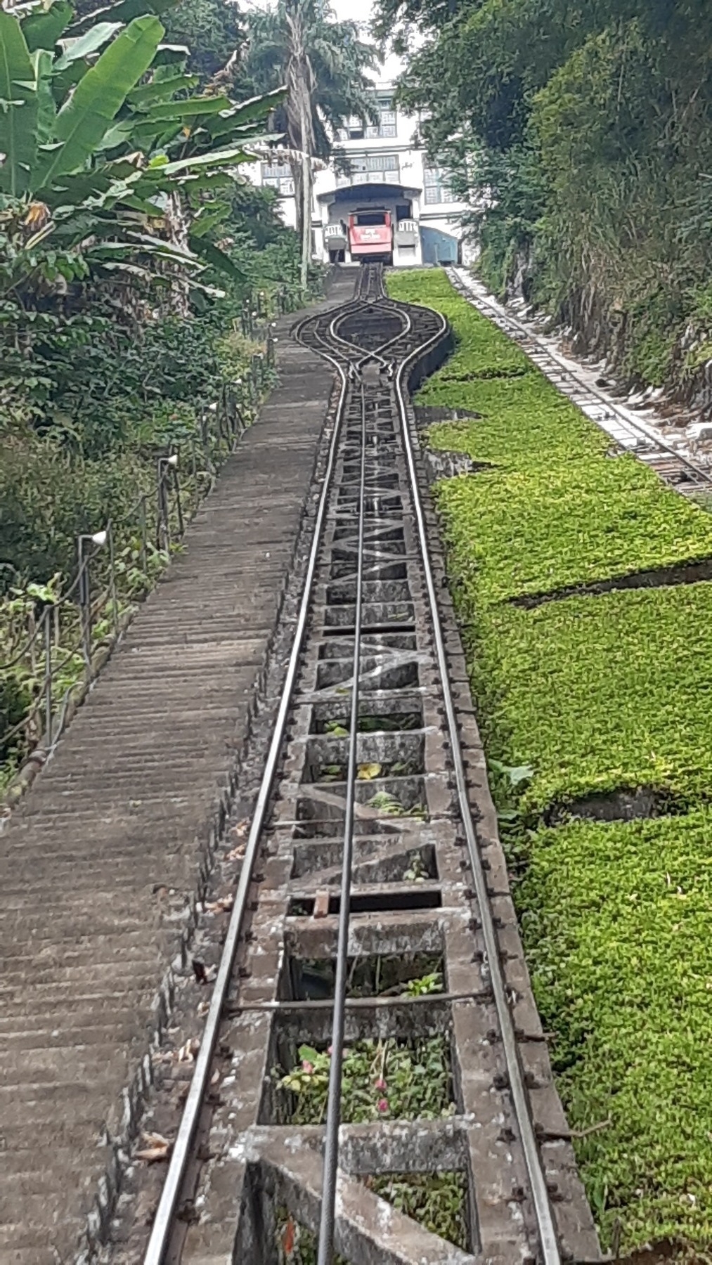 Photo of funicular system. Santos SP Brasil.