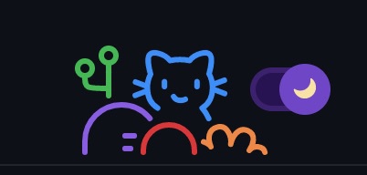 A web site toggle. Obviously cat and moon themed when night mode activated